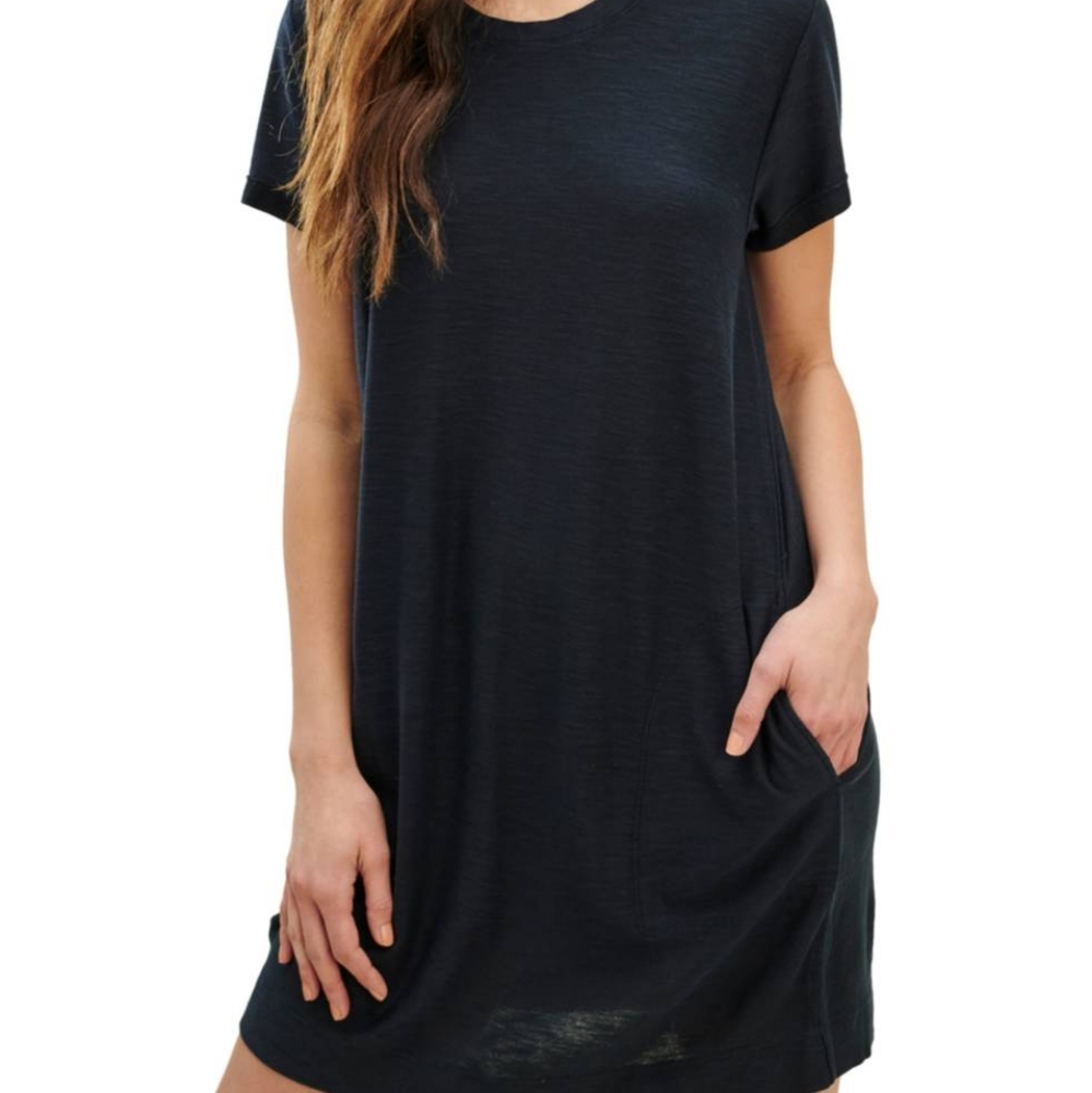 Splendid Black T-Shirt Dress Small